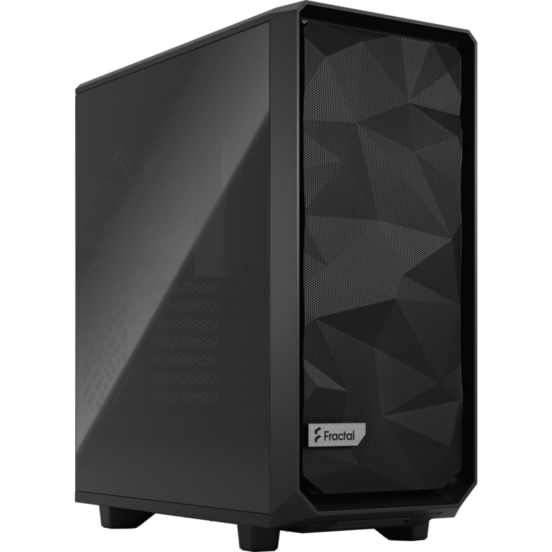 Fractal Design Meshify 2 Compact Black TG Dark Tint Tower-Gehäuse, schwarz