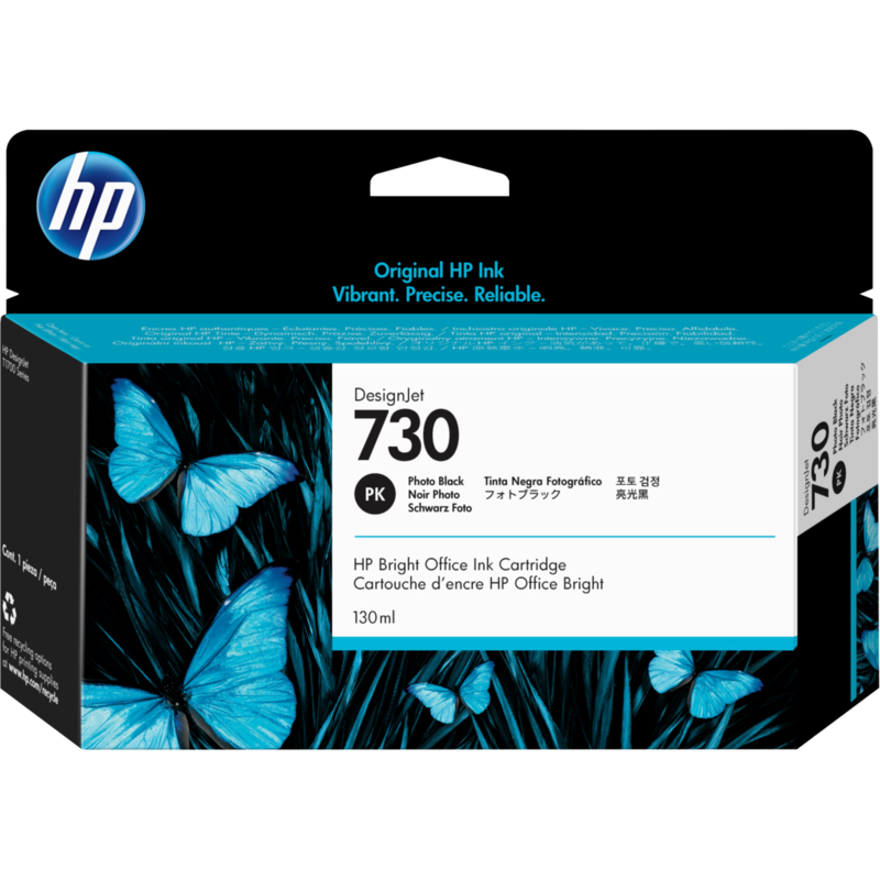 HP Tinte fotoschwarz Nr. 730 (P2V67A)