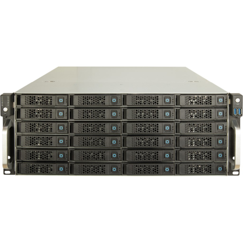 Inter-Tech 4U-4724 Server-Gehäuse, schwarz