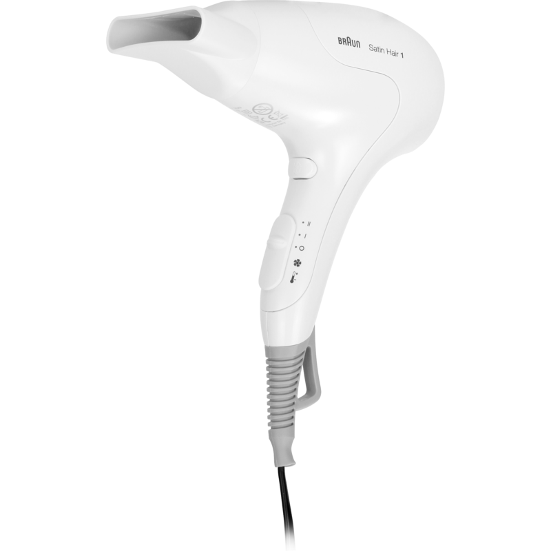 Braun Satin Hair 1 PowerPerfection HD180 Haartrockner, weiß