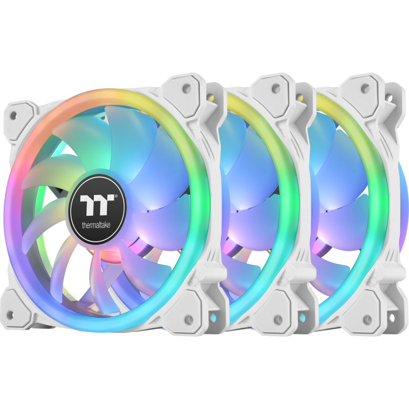 Thermaltake SWAFAN 14 RGB Radiator Fan TT Premium Edition White (3-Fan Pack)