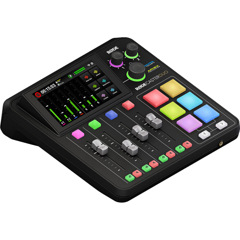 Rode Microphones RØDECaster Duo Mischpult, schwarz, WLAN, Bluetooth, USB-C