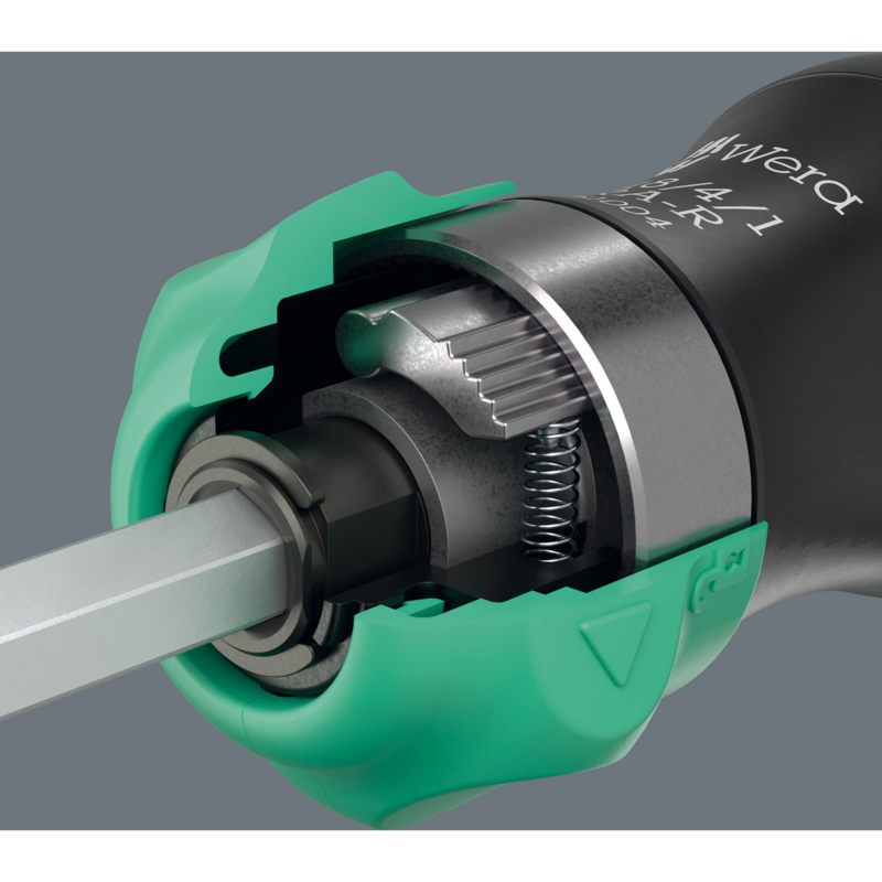 Wera Kraftform Kompakt 26 RA-R mit Tasche Bit-Satz, schwarz/grün, 6-teilig