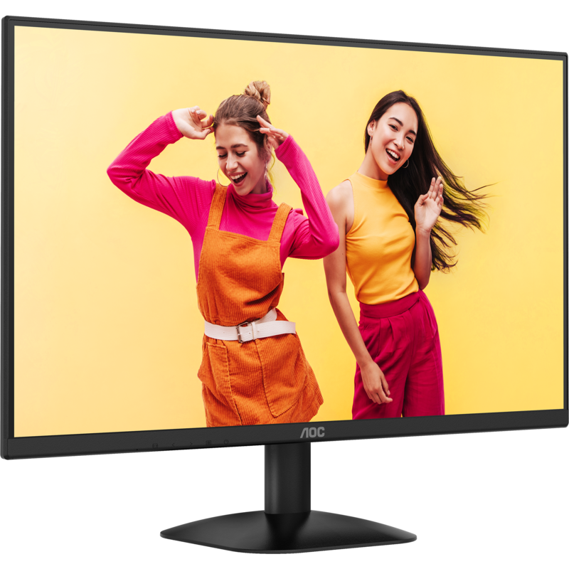 AOC Q27B35E LED-Monitor, schwarz, QHD, IPS, Adaptive-Sync, HDR, Gebraucht
