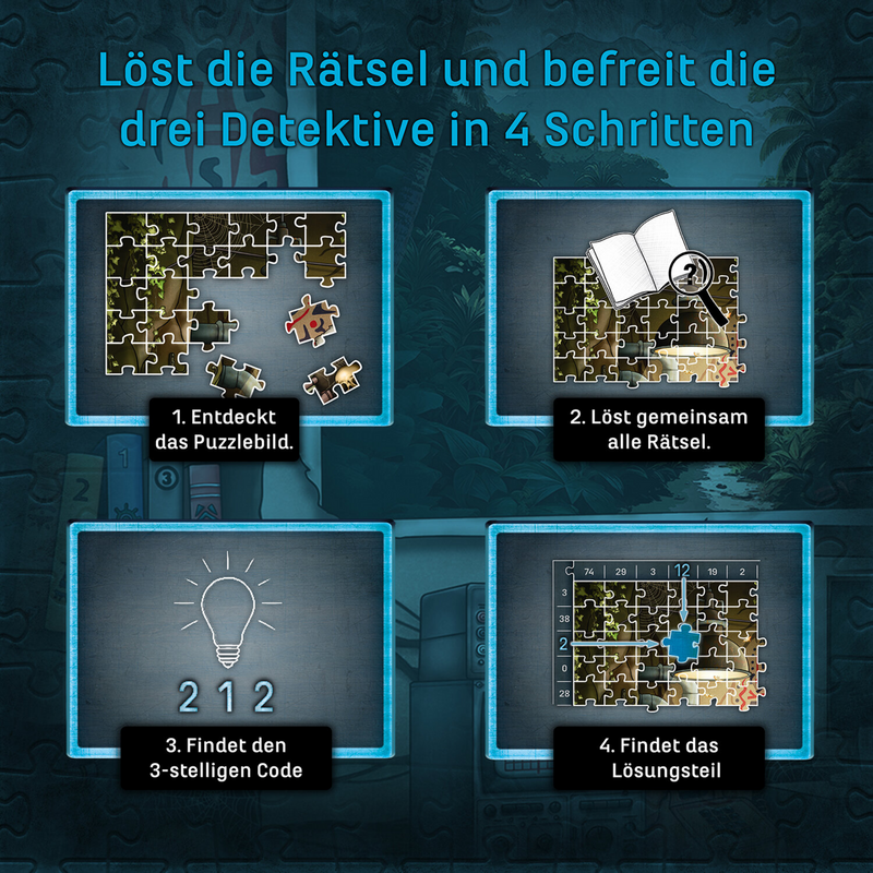 Kosmos EXIT - Das Puzzle: Die drei ??? Toteninsel, 500 Teile
