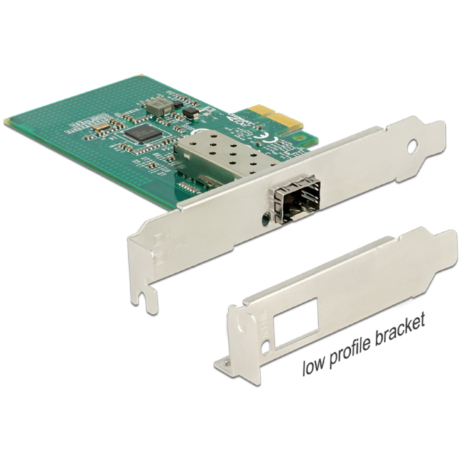 DeLOCK PCI Express x1 Karte 1 x SFP Gigabit LAN i210 LAN-Adapter