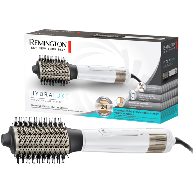 Remington HYDRAluxe AS8901 Warmluftbürste, weiß