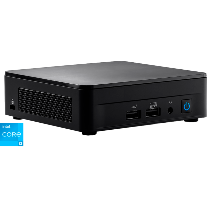 Intel NUC 12 Pro Kit NUC12WSKi3 Barebone, schwarz, ohne Betriebssystem, Gebraucht