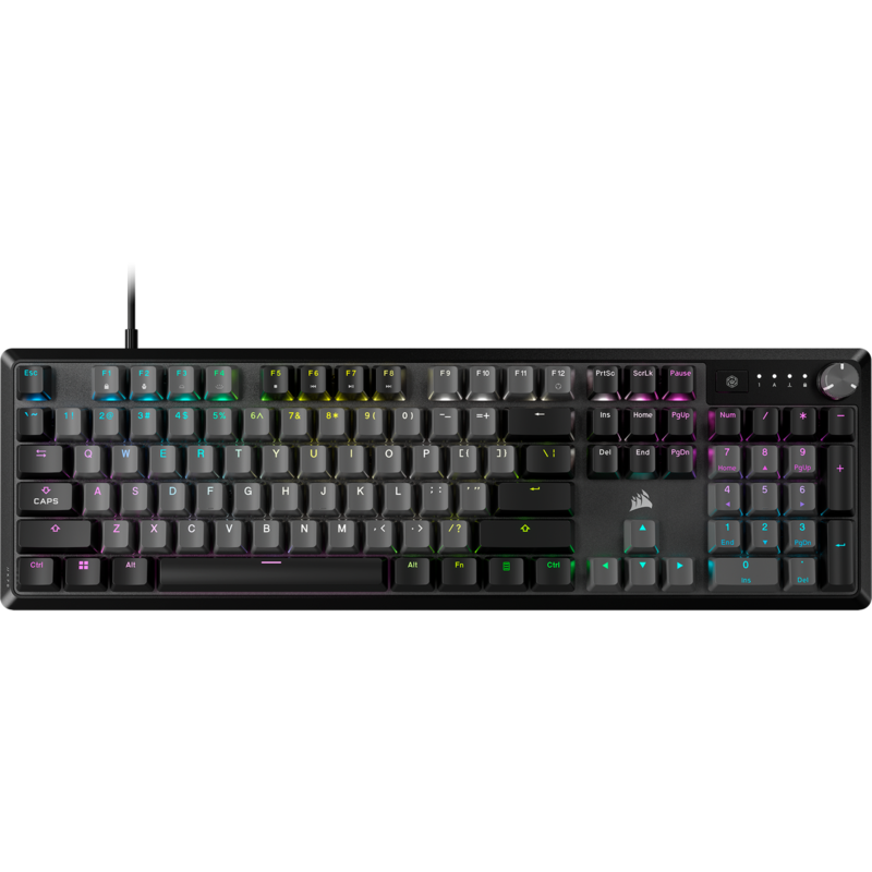 Corsair K70 Core RGB Gaming-Tastatur, schwarz/grau