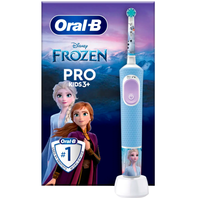 Oral-B Oral-B Vitality Pro 103 Kids Frozen Elektrische Zahnbürste, hellblau/weiß