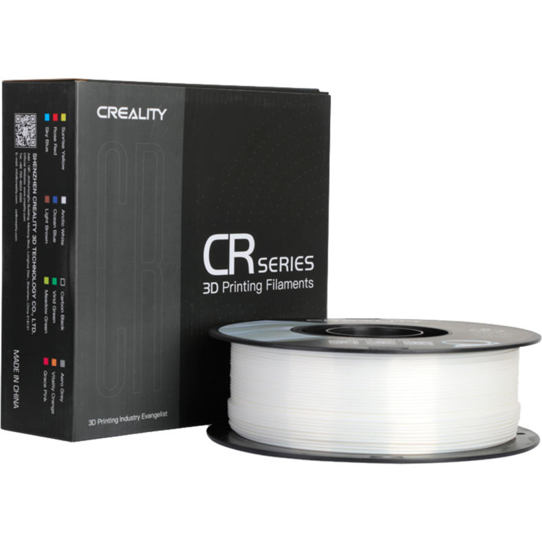 Creality CR-Silk PLA Filament Weiß 3D-Filament, 1 kg, 1,75 mm, auf Rolle