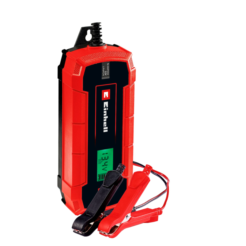 EINHELL Batterie-Ladegerät CE-BC 5 M LiFePO4, rot/schwarz, für Kfz- und
