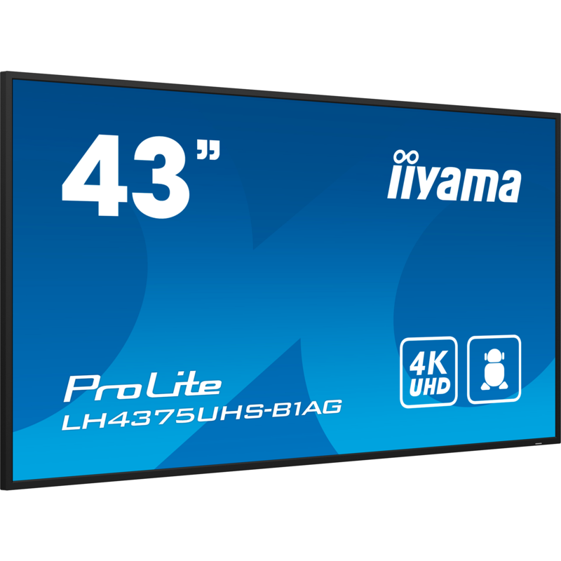 iiyama ProLite LE4341S-B2 Public Display, schwarz (glänzend), FullHD, IPS