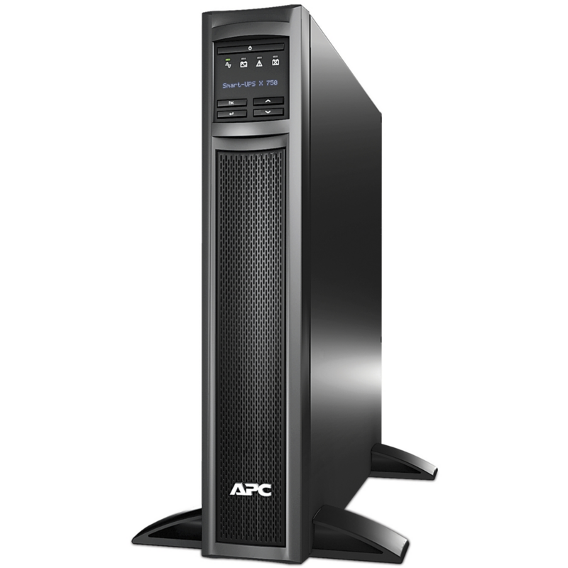 APC Smart-UPS 750VA SMX750INC USV, schwarz, Mit Netzwerkkarte