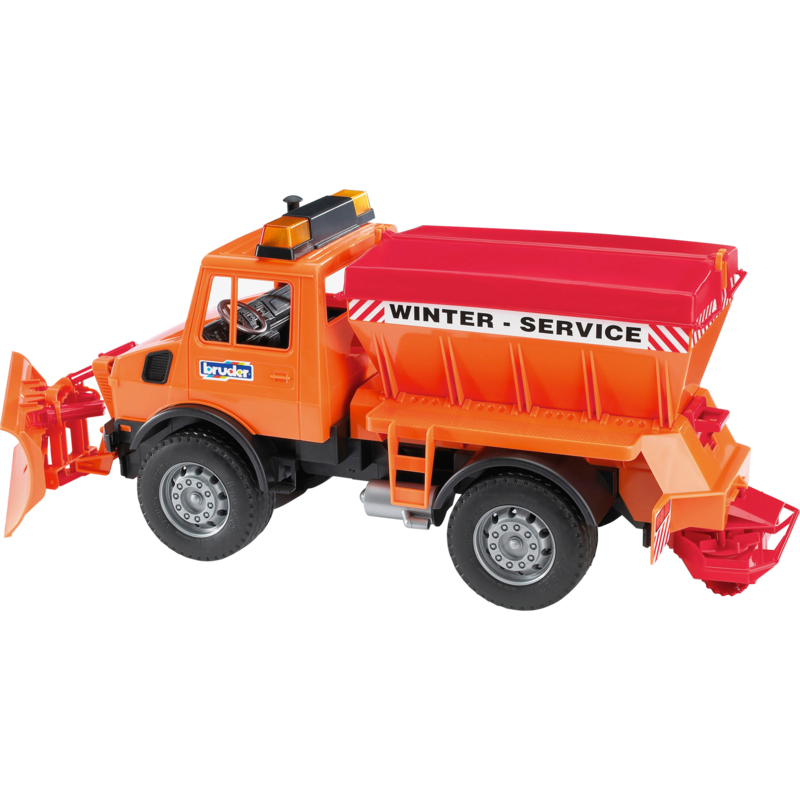 bruder MB-Unimog Winterdienst mit Räumschild Modellfahrzeug