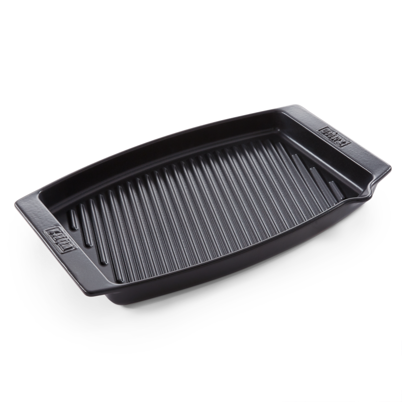 Weber BBQ Keramik-Grillpfanne 17886 Pfanne, anthrazit