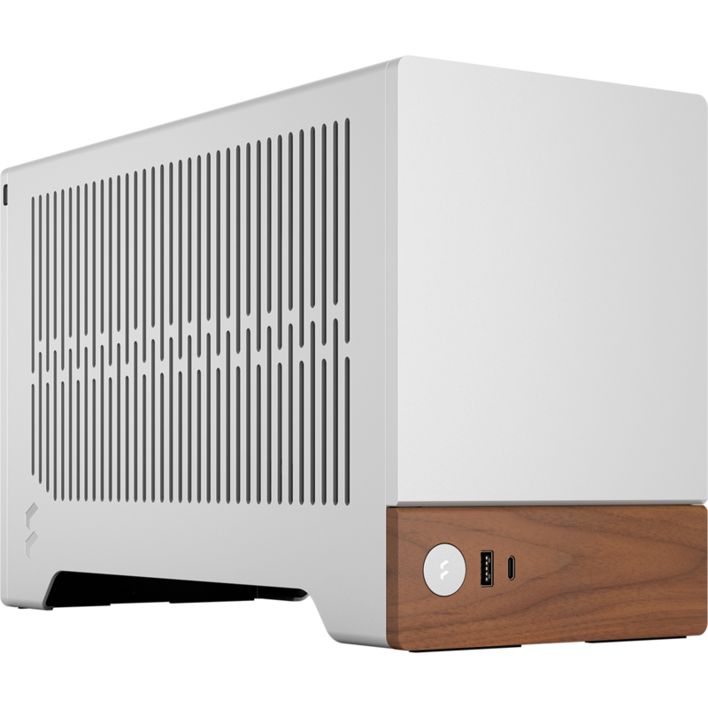 Fractal Design Terra Tower-Gehäuse, silber/holz