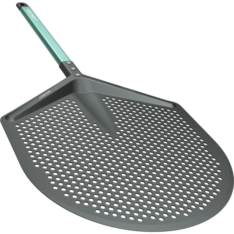Gozney Pro Pizzaschieber L, 14" Grillbesteck, grau/grün, für Pizzen bis ca. Ø