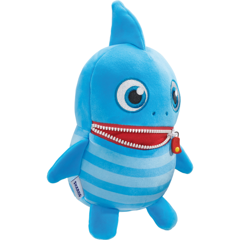 Schmidt Spiele Sorgenfresser Sharko Kuscheltier, Edition Boogie Woogies, 25 cm