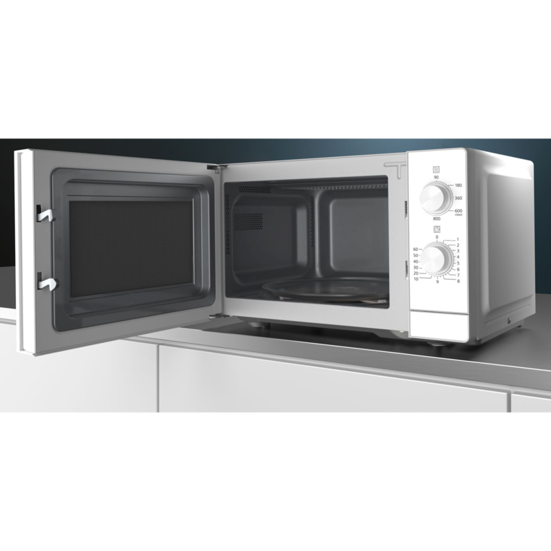 Siemens iQ300 FF020LMW0 Mikrowelle, weiß, Gebraucht