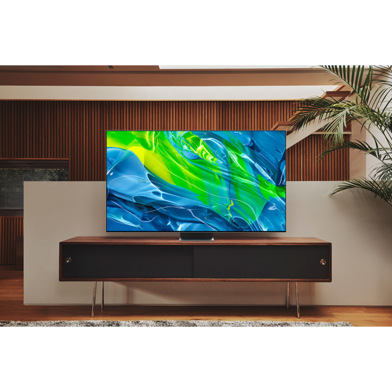 Samsung GQ-65S95B OLED-Fernseher, silber, UltraHD/4K, HDMI 2.1, AMD Free-Sync, Gebraucht