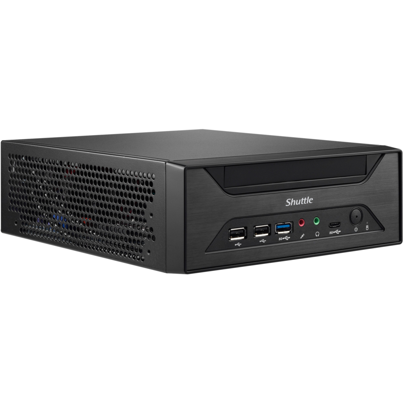 Shuttle XPC slim XH610 Barebone, schwarz, ohne Betriebssystem, Gebraucht