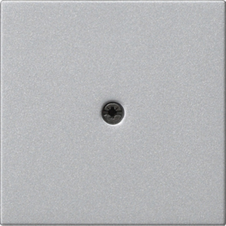 Gira Zentralplatte Schnurableitung Abdeckung, aluminium