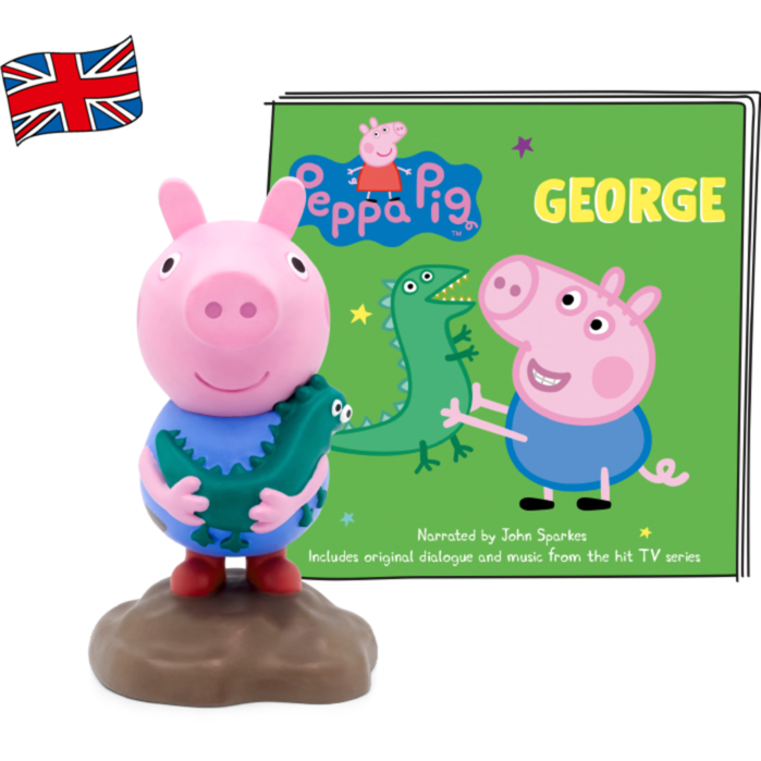 tonies Peppa Pig - George Pig Spielfigur, Hörspiel mit Liedern, englische
