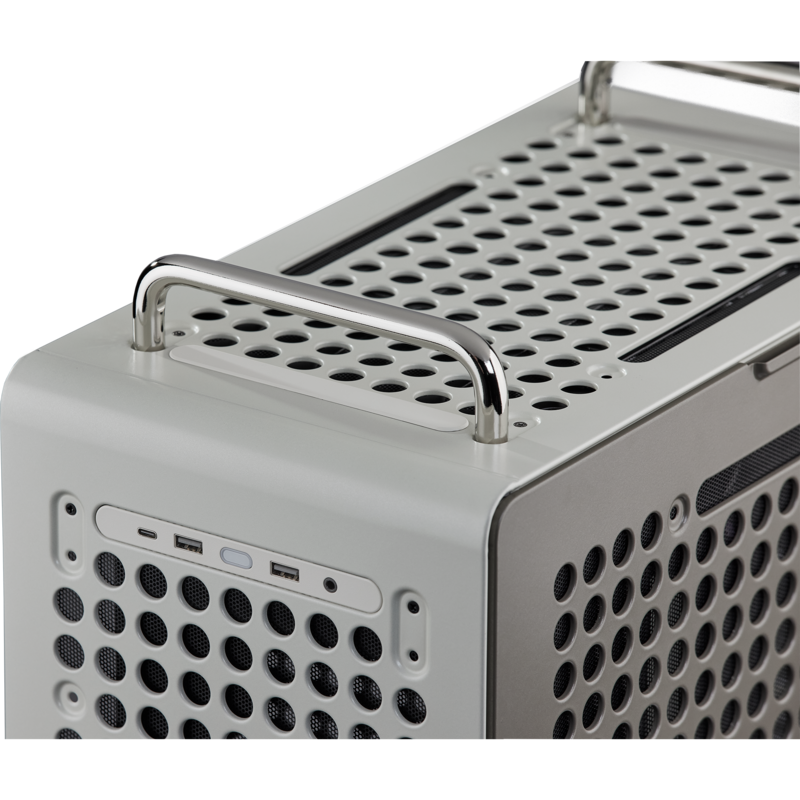 Cooler Master QUBE 540 Moonstone Tower-Gehäuse, grau, Tempered Glass