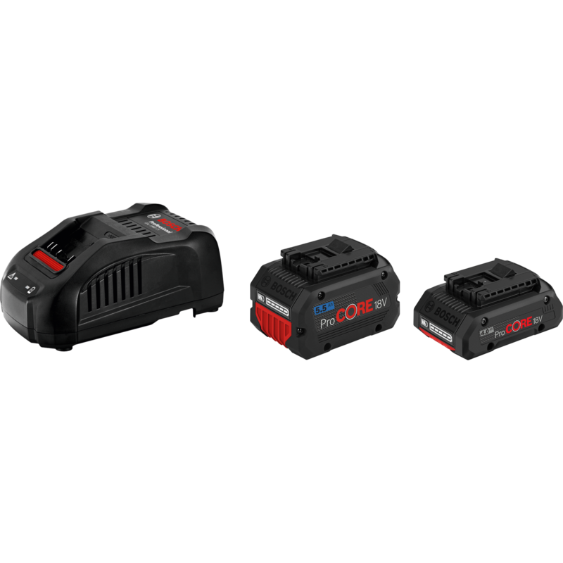 Bosch Professional Starter-Set 18V, ProCORE 18V 4.0Ah + ProCORE 18V 5.5Ah + GAL