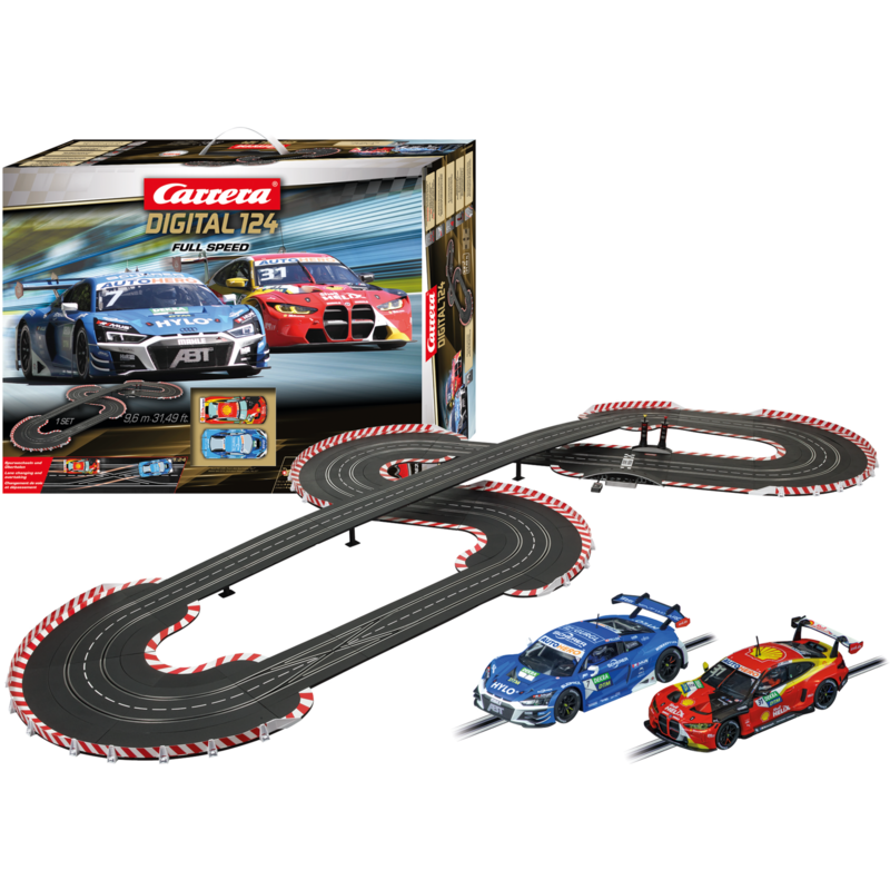Carrera DIGITAL 124 DTM Full Speed Rennbahn