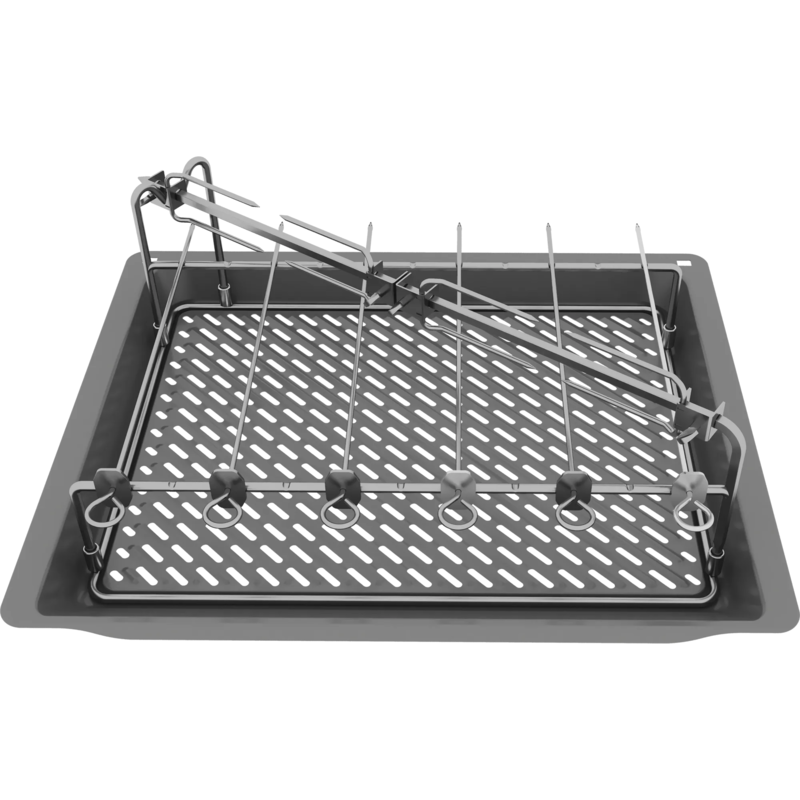 Siemens AirFry & Grillset HZ635000 Backblech, anthrazit, emailliert