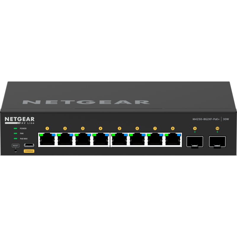 Netgear M4250-8G2XF-PoE+ Switch