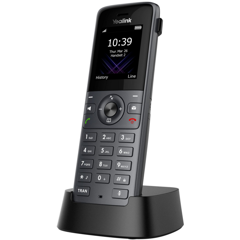Yealink W74H analoges Telefon, dunkelgrau, DECT-Mobilteil
