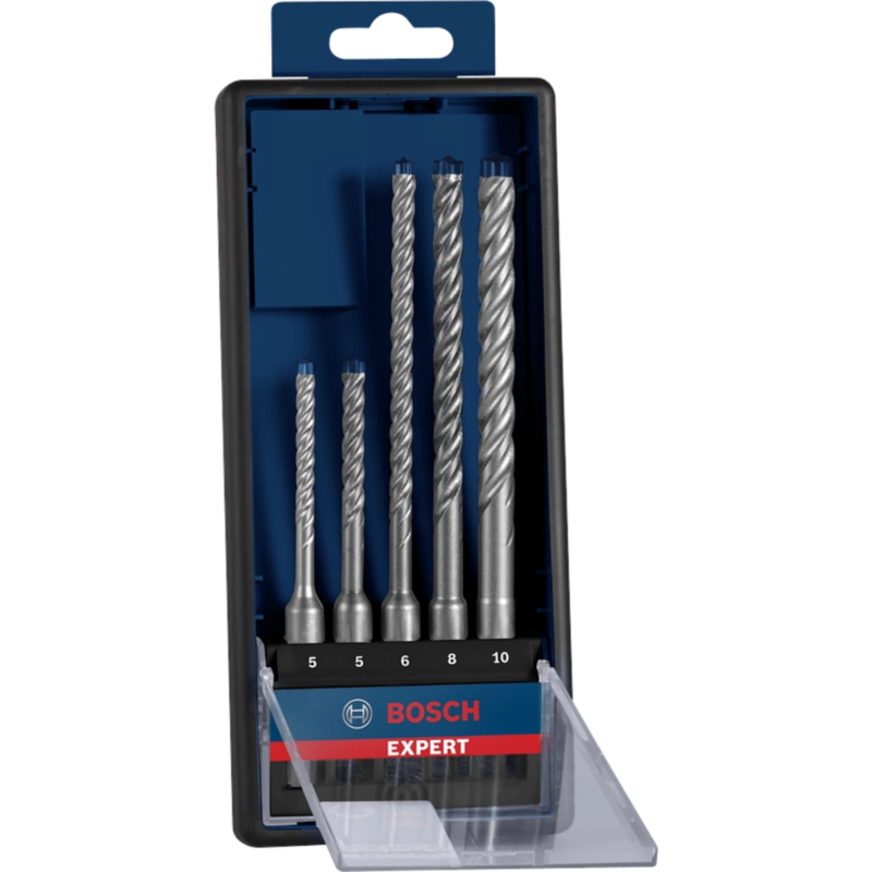 Bosch Professional EXPERT Hammerbohrer-Satz SDS-plus-7X, 5-teilig Bohrer-Satz, Ø