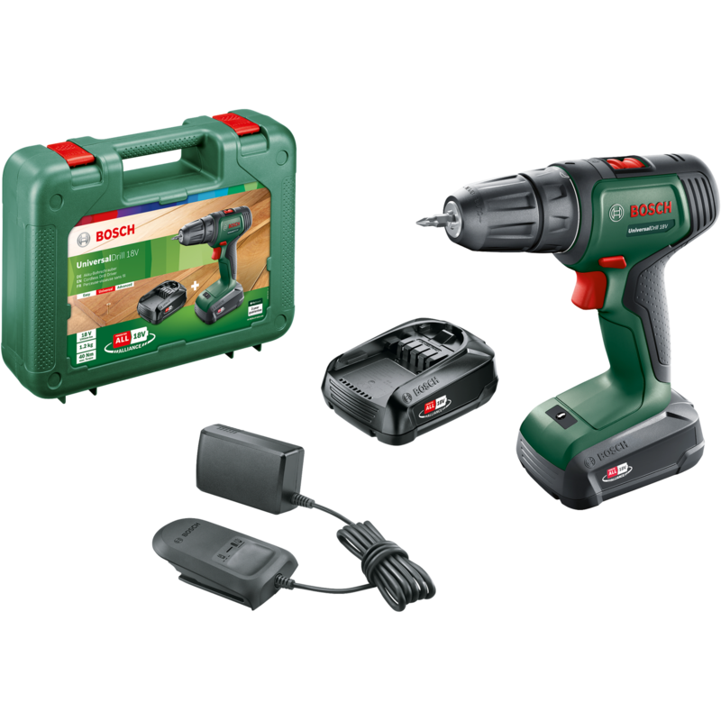 Bosch Heimwerken & Garten Akku-Bohrschrauber UniversalDrill 18V, grün/schwarz