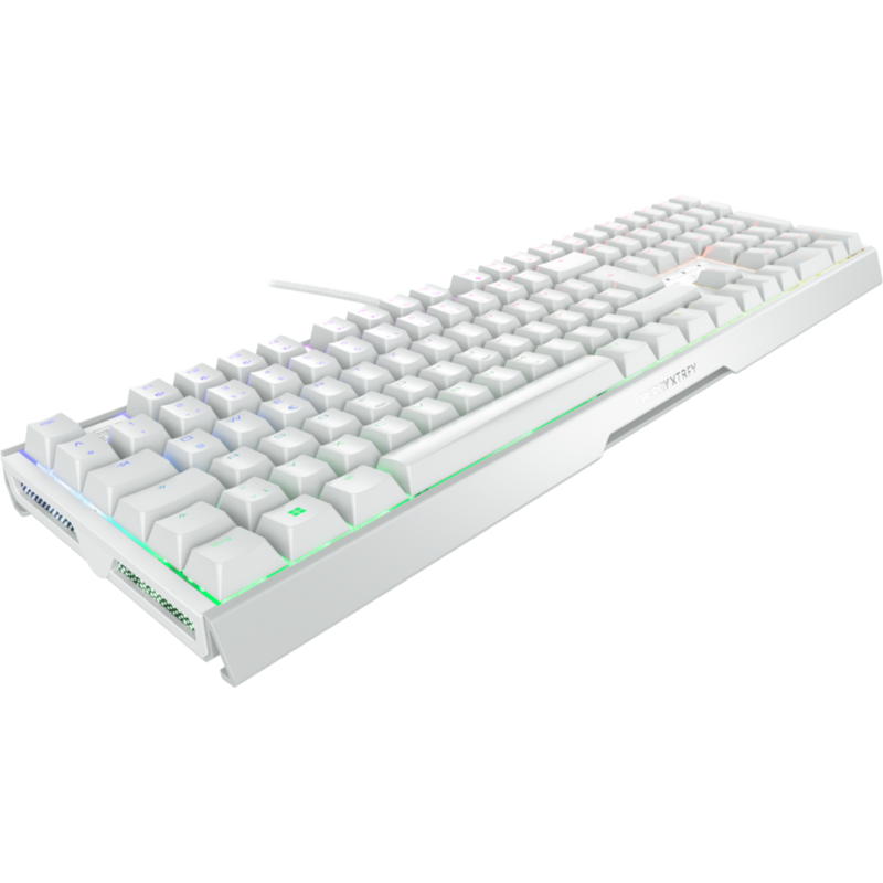 CHERRY XTRFY MX 3.1 Gaming-Tastatur, weiß/silber