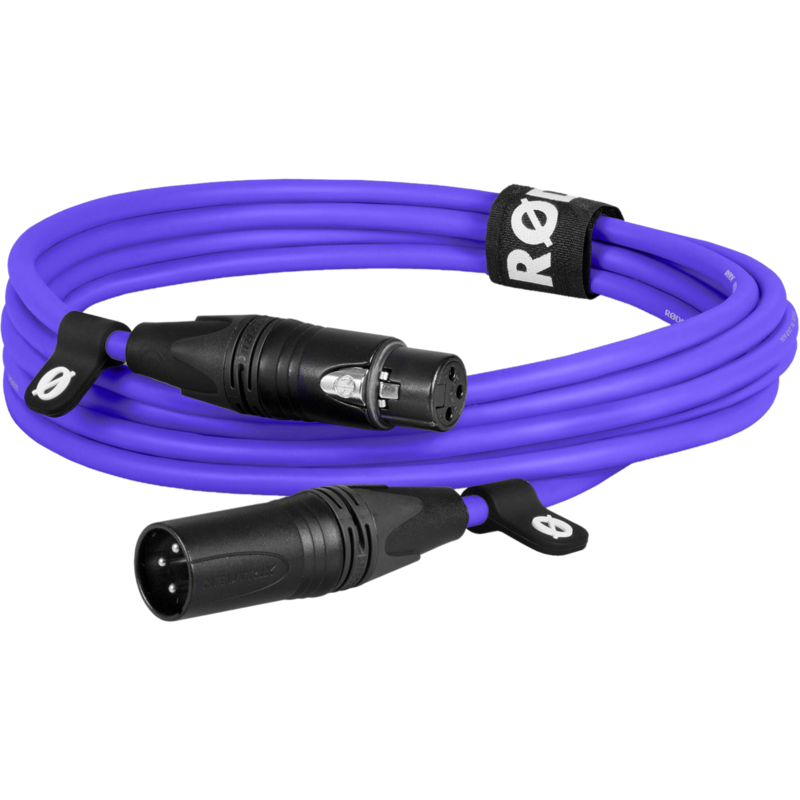 Rode Microphones Premium XLR-Kabel XLR3M-PU purple, lila, 3 Meter