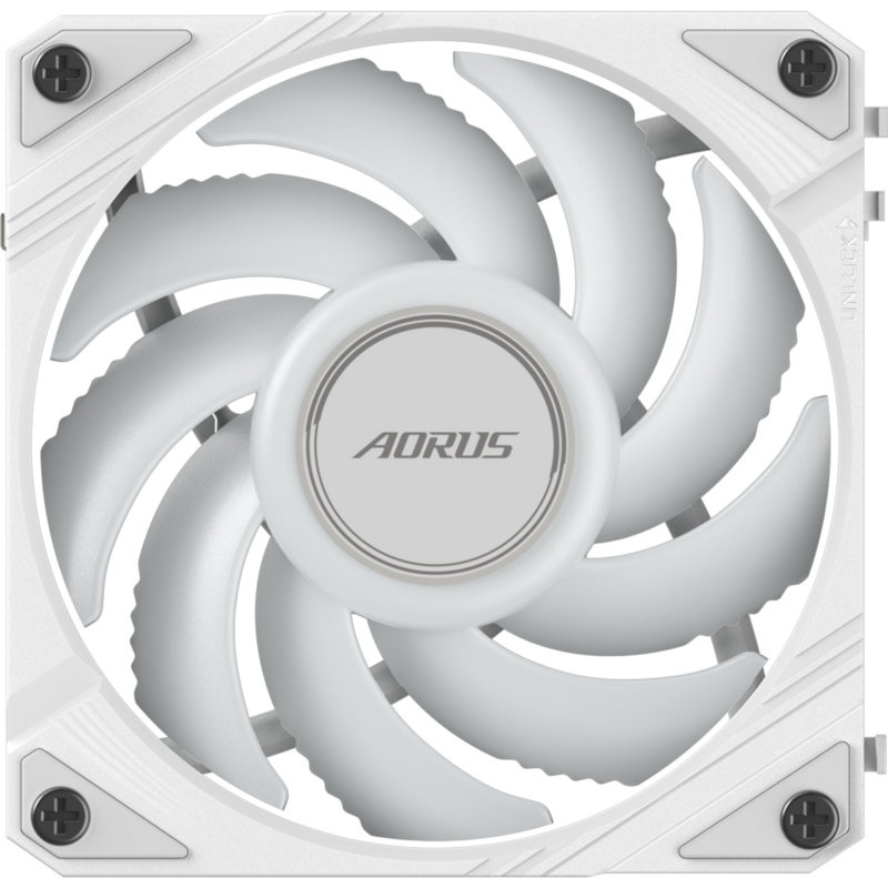 GIGABYTE AORUS EZ CHAIN FAN 120 Gehäuselüfter, weiß