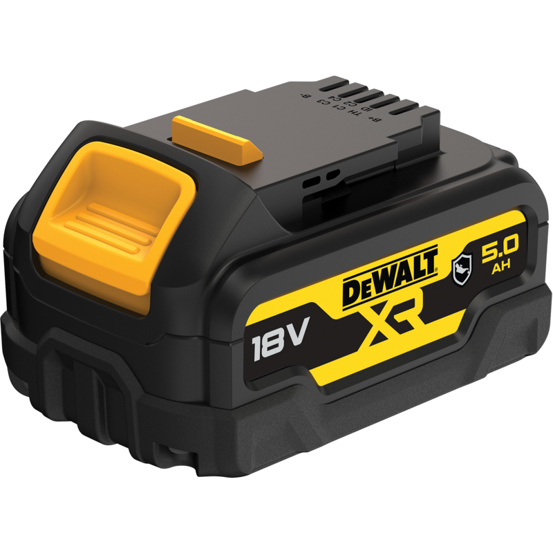 DEWALT XR Akku DCB184G, 18Volt 5Ah, schwarz, Gehäuseschutz gegen Chemikalien