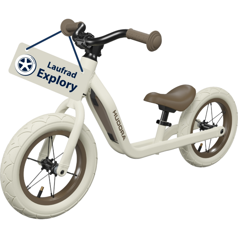 HUDORA Laufrad Explory 12", mocha