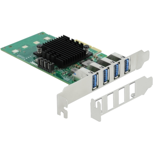 DeLOCK DeLOCK PCIe x4>4x ext. USB 3.0 Quad C.LP