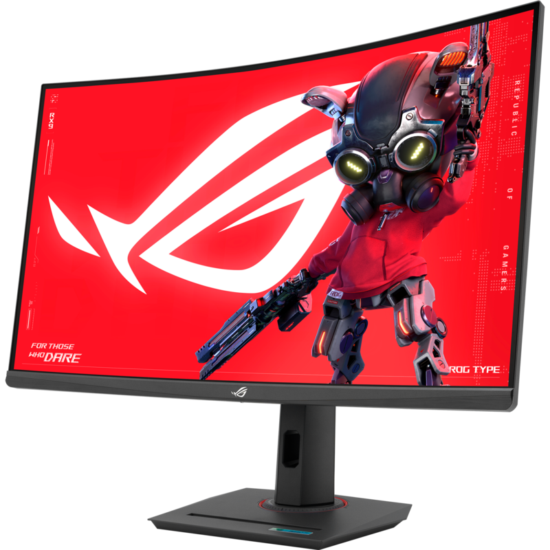 ASUS ROG Strix XG32WCS Gaming-Monitor, schwarz, WQHD, VA, Curved, HDR, Gebraucht