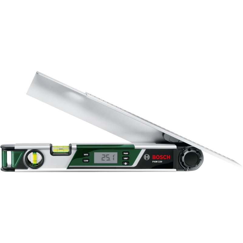 Bosch Heimwerken & Garten Winkelmesser UniversalAngle, grün, 0° - 220°, 2