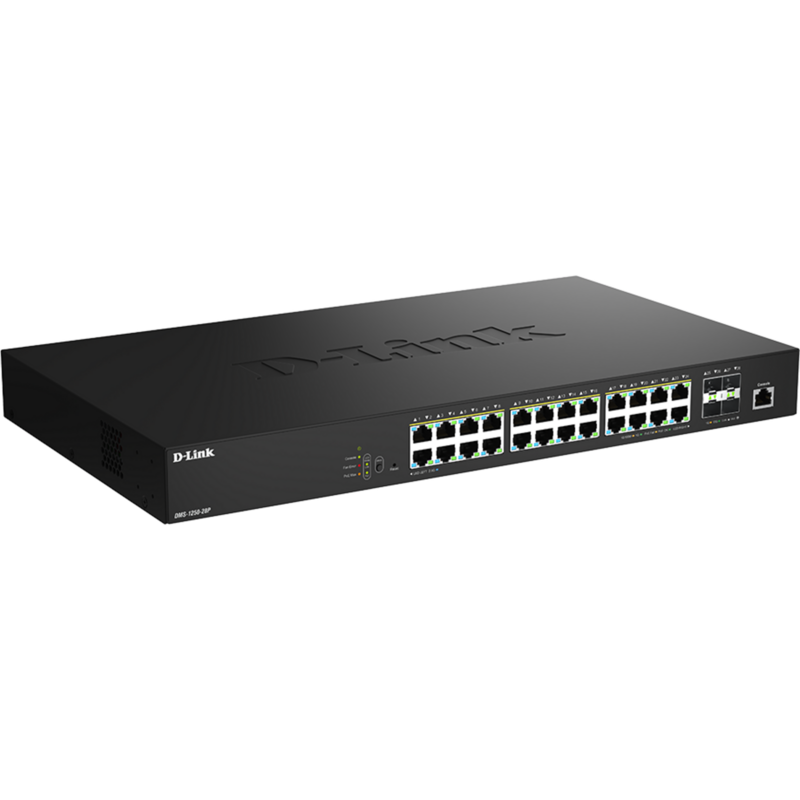D-Link DMS-1250-28P/E Switch, schwarz