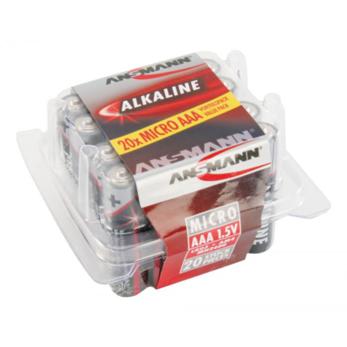 Ansmann Alkaline Red Batterie, 20 Stück, AAA
