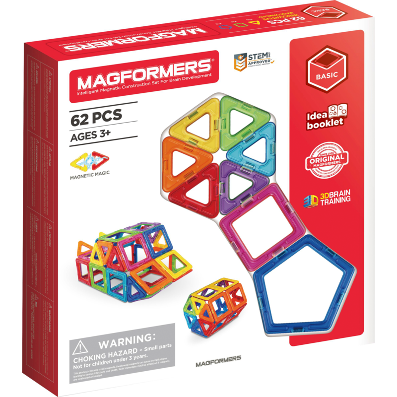 Magformers Basic 62 Konstruktionsspielzeug