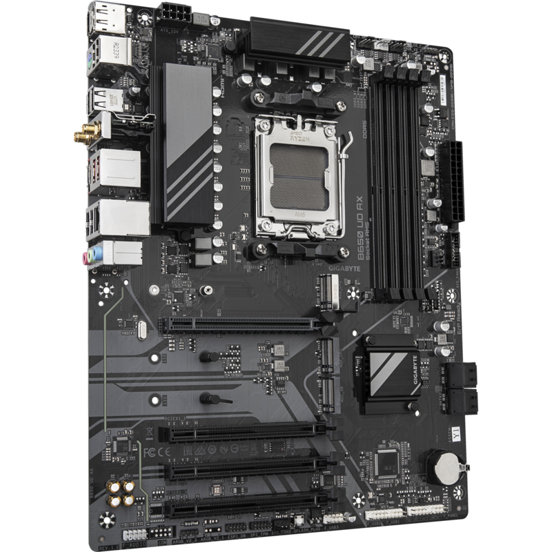 GIGABYTE B650 UD AX Mainboard, schwarz/grau