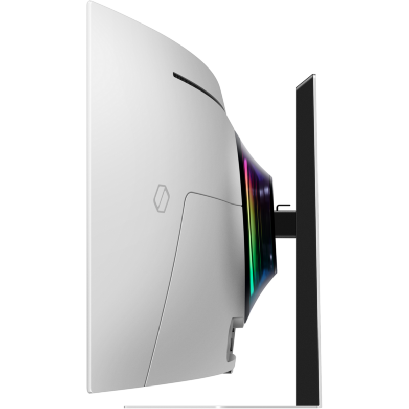 SAMSUNG Odyssey S49DG954SU OLED G95SD Gaming-Monitor, silber, DQHD, Curved