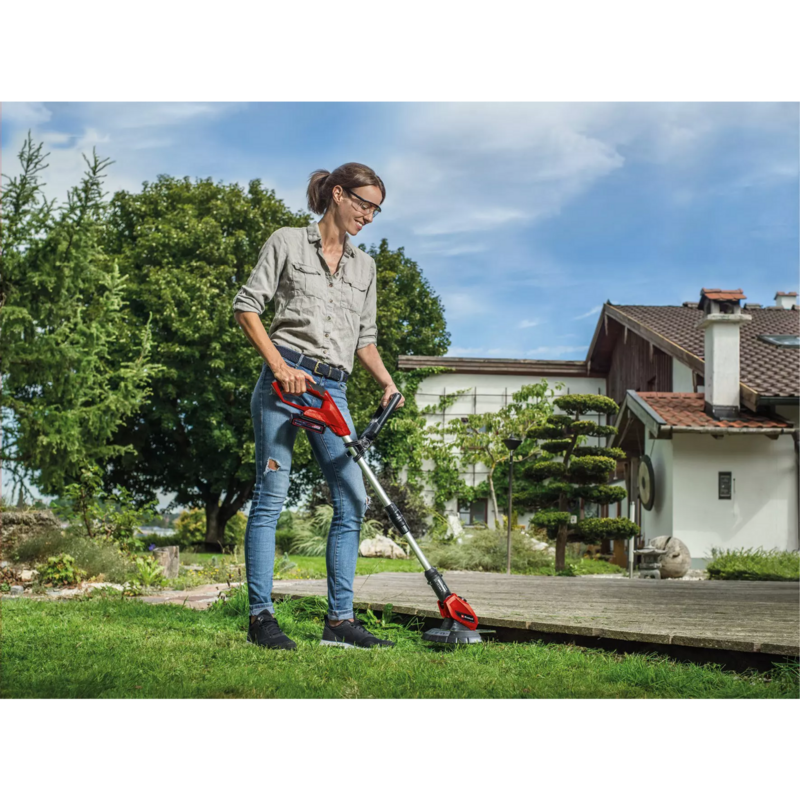 EINHELL Power X-Change Akku-Rasentrimmer GE-CT 18 Li, 18Volt, rot/schwarz